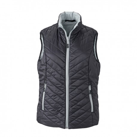 Giacca JAMES & NICHOLSON JN1089 Donna LADY LIGHTWEIGHT VEST 100%P Senza maniche