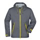Soft shell JAMES & NICHOLSON JN1098 Uomo MEN OUTDOOR SOFTSHELL 100%P Manica lunga