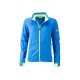 Soft shell JAMES & NICHOLSON JN1125 Donna W Sport Softshell Jacket 100%P Manica lunga