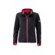 Soft shell JAMES & NICHOLSON JN1125 Donna W Sport Softshell Jacket 100%P Manica lunga