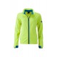 Soft shell JAMES & NICHOLSON JN1125 Donna W Sport Softshell Jacket 100%P Manica lunga