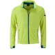 Soft shell JAMES & NICHOLSON JN1126 Uomo M Sport Softshell Jacket 100%P Manica lunga