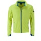 Soft shell JAMES & NICHOLSON JN1126 Uomo M Sport Softshell Jacket 100%P Manica lunga