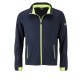 Soft shell JAMES & NICHOLSON JN1126 Uomo M Sport Softshell Jacket 100%P Manica lunga