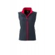 Soft shell JAMES & NICHOLSON JN1127 Donna W Promo Softshell Vest 100%P Senza maniche