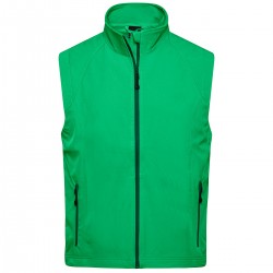 Soft shell JAMES & NICHOLSON JN1022 Uomo MEN SOFTSHELL VEST 90%P 10%E Senza maniche