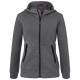 Giacca JAMES & NICHOLSON JN1143 Donna Ladies' Hooded Jacket 92%P8%E Manica lunga