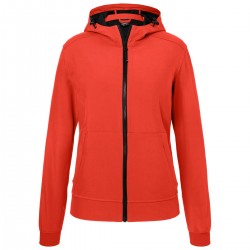 Soft shell JAMES & NICHOLSON JN1145 Donna Ladies' Hooded Softs 94%P6%E Manica lunga