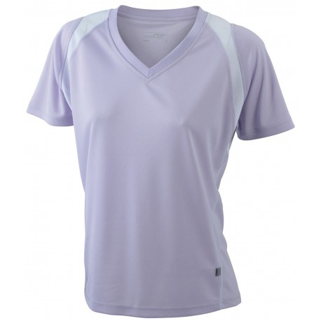 T-Shirt JAMES & NICHOLSON JN396 Donna LADIES RUNNING-T M/C 100%P Manica corta,Raglan