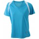 T-Shirt JAMES & NICHOLSON JN396 Donna LADIES RUNNING-T M/C 100%P Manica corta,Raglan