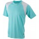 T-Shirt JAMES & NICHOLSON JN397 Uomo MEN RUNNING-T M/C 100%P Manica corta,Raglan