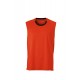 T-Shirt JAMES & NICHOLSON JN470 Uomo MEN RUNNING TANK 100%P J&N Senza maniche,Setin