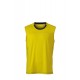 T-Shirt JAMES & NICHOLSON JN470 Uomo MEN RUNNING TANK 100%P J&N Senza maniche,Setin