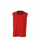 T-Shirt JAMES & NICHOLSON JN470 Uomo MEN RUNNING TANK 100%P J&N Senza maniche,Setin