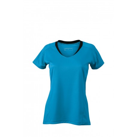 T-Shirt JAMES & NICHOLSON JN471 Donna LADIES RUNNING T-SH M/C 100%P Manica corta,Setin