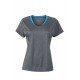 T-Shirt JAMES & NICHOLSON JN471 Donna LADIES RUNNING T-SH M/C 100%P Manica corta,Setin