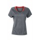 T-Shirt JAMES & NICHOLSON JN471 Donna LADIES RUNNING T-SH M/C 100%P Manica corta,Setin