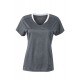 T-Shirt JAMES & NICHOLSON JN471 Donna LADIES RUNNING T-SH M/C 100%P Manica corta,Setin