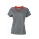 T-Shirt JAMES & NICHOLSON JN471 Donna LADIES RUNNING T-SH M/C 100%P Manica corta,Setin