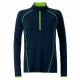 T-Shirt JAMES & NICHOLSON JN497 Donna Ladies' Sportsshirt LS 100%P Manica lunga,Raglan