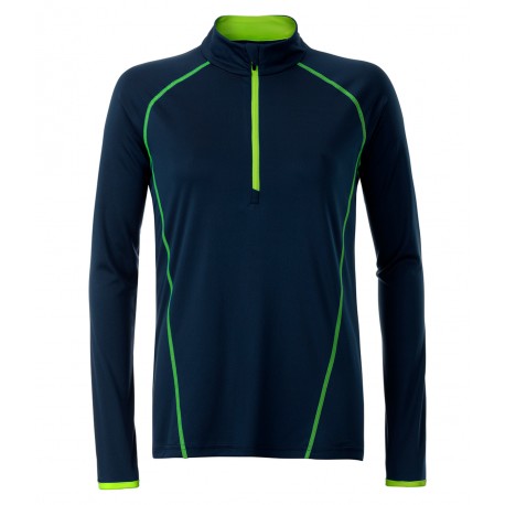 T-Shirt JAMES & NICHOLSON JN497 Donna Ladies' Sportsshirt LS 100%P Manica lunga,Raglan