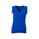 Maglieria JAMES & NICHOLSON JN656 Donna LADIES V-NECK GILET 100%C J&N Senza maniche
