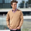 Maglieria JAMES & NICHOLSON JN659 Uomo MEN V-NECK PULLOVER 100%C Manica lunga