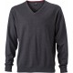 Maglieria JAMES & NICHOLSON JN659 Uomo MEN V-NECK PULLOVER 100%C Manica lunga