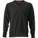 Maglieria JAMES & NICHOLSON JN659 Uomo MEN V-NECK PULLOVER 100%C Manica lunga