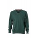 Maglieria JAMES & NICHOLSON JN659 Uomo MEN V-NECK PULLOVER 100%C Manica lunga