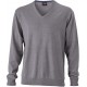 Maglieria JAMES & NICHOLSON JN659 Uomo MEN V-NECK PULLOVER 100%C Manica lunga