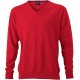 Maglieria JAMES & NICHOLSON JN659 Uomo MEN V-NECK PULLOVER 100%C Manica lunga