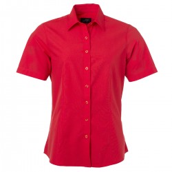Camicia JAMES & NICHOLSON JN679 Donna W Shirt SS Popline 65%P 35%C Manica corta