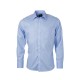 Camicia JAMES & NICHOLSON JN682 Uomo M Shirt LS Micro Twill 100%C Manica lunga