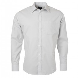 Camicia JAMES & NICHOLSON JN686 Uomo M Shirt LS Oxford 70%C 30%P Manica lunga