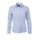 Camicia JAMES & NICHOLSON JN689 Donna W Shirt LS Heringbone 84%C16%P Manica lunga