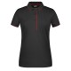 Polo JAMES & NICHOLSON JN727 Donna Ladies' Polo Stripe 100%OCS Manica corta,Setin