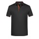 Polo JAMES & NICHOLSON JN728 Uomo Men's Polo Stripe 100%OCS Manica corta,Setin