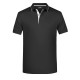 Polo JAMES & NICHOLSON JN728 Uomo Men's Polo Stripe 100%OCS Manica corta,Setin