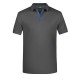 Polo JAMES & NICHOLSON JN728 Uomo Men's Polo Stripe 100%OCS Manica corta,Setin