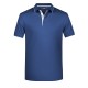 Polo JAMES & NICHOLSON JN728 Uomo Men's Polo Stripe 100%OCS Manica corta,Setin