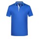 Polo JAMES & NICHOLSON JN728 Uomo Men's Polo Stripe 100%OCS Manica corta,Setin