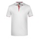 Polo JAMES & NICHOLSON JN728 Uomo Men's Polo Stripe 100%OCS Manica corta,Setin