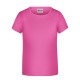 T-Shirt JAMES & NICHOLSON JN744 Bambino Basic-T Girl 150 100%OCS Manica corta,Setin