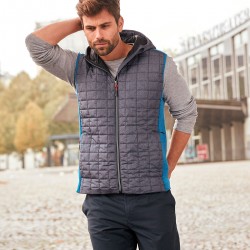 Giacca JAMES & NICHOLSON JN768 Uomo Men's Knitted Hybrid Vest 100% Senza maniche