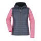 Giacca JAMES & NICHOLSON JN771 Donna W Knitted Hybrid Jacket 100%P Manica lunga