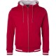 Felpa JAMES & NICHOLSON JN776 Uomo M Club Sweat Jacket 80%C 20%P Manica lunga,Setin