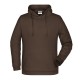 Felpa JAMES & NICHOLSON JN796 Uomo Basic Hoody Man 80%C 20%P Manica lunga,Setin