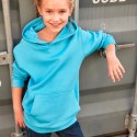 Felpa JAMES & NICHOLSON JN796K Bambino Basic-Hoody Children 80%C 20%P Manica lunga,Setin