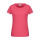 T-Shirt JAMES & NICHOLSON JN8007 Donna Ladies' Basic-T 100%C Manica corta,Setin